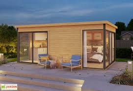 Abri De Jardin En Bois D Epicea Brut Domeo 3 15 M Abri De Jardin Jardins En Bois Chalet De Jardin Habitable