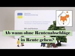 Es wird jedoch ein rentenabschlag von 0,3 prozent pro monat vor ihrem regulären rentenalter vorgenommen. 39 Ab Wann Ohne Rentenabschlage In Rente Gehen Youtube Rente In Rente Gehen Rente Berechnen