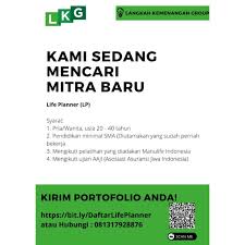 Agen asuransi manulife, jakarta, indonesia. Lowongan Kerja Life Planner Lp Di Pt Langkah Kemenangan Group Jakartakerja