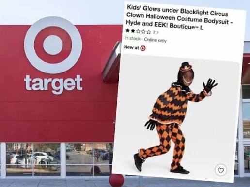 Target has pulled a children's Halloween costume after images of the outfit  sparked backlash online, with critics arguing that its exaggerated facial  design closely resembled racist caricatures historically associated with  blackface and