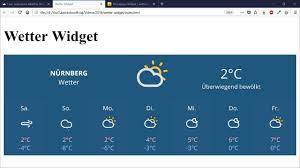 It has no dependencies and no server side requirements. Wetter Anzeige Weather Widget In Website Integrieren Webdesign Tutorial Youtube