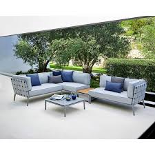 Outdoor hotel furniture coffee restaurant tea table leisure aluminum. Cane Line Conic Modern Grey Aluminum Outdoor Square Coffee Table Outdoor Lounge Area Deep Seating Outdoor Lounge
