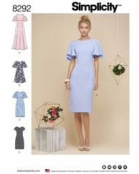 Sewing Pattern Flutter Sleeve Dress Pattern Sheath Dress Etsy In 2020 Dress Patterns Diy Evening Dress Patterns Sheath Dresses Pattern