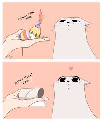 cat toy comic funny comic about a cat funny cat art toy for a cat white cat art pictures cat art cat art illustration funny comics