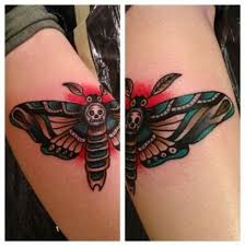 Monochrome black and grey moth on the left hand. 65 Ideas Tattoo Traditional Moth Colour Moth Tattoo Traditional Tattoo Trendy Tattoos