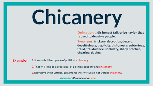 Chicanery How To Pronounce English Words Words