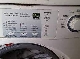 Amana front load washer door locked at install · the door may immediately unlock. Amana Front Load Won T Start Lights Flashing Counting Down From 45 Don T Mind My Dirty Washer Youtube