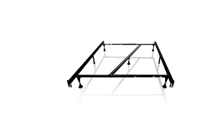The interlocking frame system requires no tools and can be assembled in minutes. Structures Heavy Duty 6 Leg Linenspa Adjustable Metal Bed Frame With Double Center Support And Glides Only Universal Cal King King Queen Full Xl Full Twin Xl Twin View All
