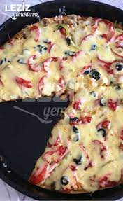 tavuklu karisik pizza tarifi leziz yemeklerim yemek tarifi yemek yemek tarifleri leziz yemek