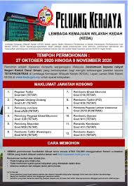 Bagaimana cara semak keputusan peperiksaan spm 2020 yang telah diadakan dari 6 januari. Jawatan Kosong Di Lembaga Kemajuan Wilayah Kedah Keda Jobcari Com Jawatan Kosong Terkini