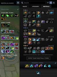 It's a sequel to the warcraft iii: Neutral Items Dota 2 Wiki