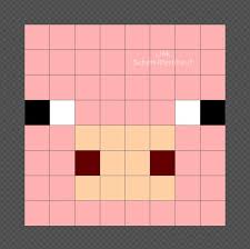 Maialino Di Minecraft Schemi Perline Da Stirare Gratis 8x8 Schemiperline It Artigianato Minecraft Perline Da Stirare Minecraft