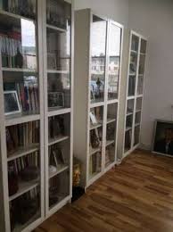 Bialy Regal Ikea Na Ksiazki Oszklony Otwieranie Dotykowe Warszawa Image 1 Room Divider Home Decor Bookcase