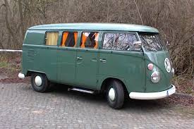 Image result for Medium Gray 1950 VW Bus