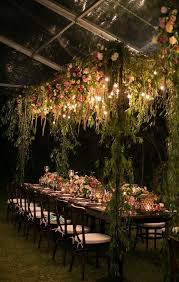 Photo Of Beautiful Outdoor Sit Down Dinner Set Up With Floral And Lighting Luxury Event Decor Outdoor Wedding Wedding Lights