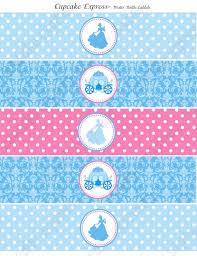 instant download diy cinderella inspired by cupcakeexpress2 4 water bottle labels birthday party cinderella birthday party disney cinderella birthday party