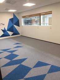 Graphic Office Interior Design Before The Furniture Moved In Floor Material Carpet Desso Pallas Feels Office Interior Design Interior Design Office Interiors
