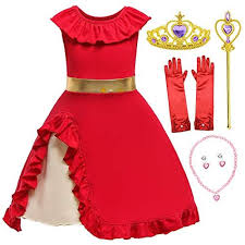 Princess Elena Costume Birthday Halloween Party Dress For Https Www Amazon Com Dp B07ykf83w4 Ref Cm Sw R Toddler Girl Dresses Kids Dress Dresses Kids Girl