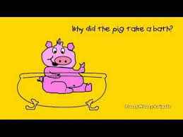This Is One Of The Kids Jokes Videos That I Like Because Of The Picture Of The Pig The Running Water Sound Effect Kind Of Mak Jokes For Kids Silly Jokes