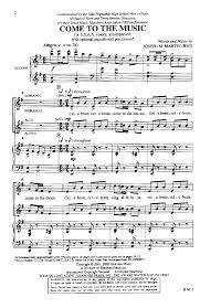 Come To The Music Ssaa By Joseph Martin J W Pepper Sheet Music Music Texas Music Sheet Music