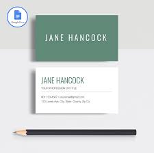 Jane Hancock Google Docs Professional Business Cards Template Professional Business Cards Templates Professional Business Cards Business Card Template