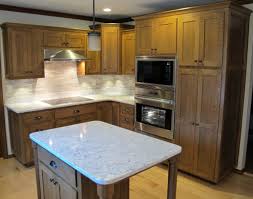Painting oak cabinets in white will be amazing to apply in small kitchen designs so that able to help in coping with limited. Quartersawn White Oak Kitchen And Bathroom Randall Cabinets Design