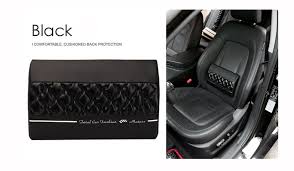 Black Auto Car Seat Cushion Mat Chair Seat Pad Cover Waist Care Korea New