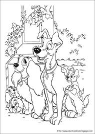 Search through 51911 colorings, dot to dots, tutorials and silhouettes. Lady And Tramp Coloring Educational Fun Kids Coloring Pages And Preschool Skills Worksheets
