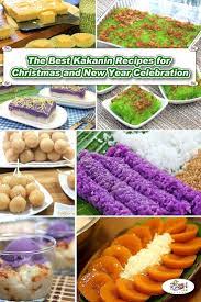 People in the philippines like to celebrate christmas for as long as possible! The Best Kakanin Recipes For Christmas And New Year Celebration Here You Will Find Our Collect Filipino Christmas Recipes Pinoy Christmas Food Christmas Food