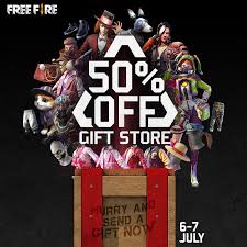Guys you can also join the giveaway too. The 50 Gift Store Discount Will Only Garena Free Fire Facebook