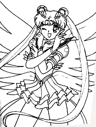 The perfect addition to the sailor soldier's female supernatural fighting team. Usagi Tsukino In Anime Of Sailor Moon Coloring Page Coloring Sky