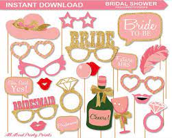 Quarantine birthday photo booth props and signs printables. Instant Download Bridal Shower Photobooth Props Printable Pack Bridal Shower Props Bridal Shower Diy Wedding Photo Booth Props