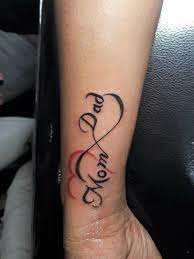 Colorful Mom Dad Tattoo Mom Dad Simple Tattoos Simple Tattoos Momcanvas Mom Dad Tattoos Tattoos For Dad Memorial Dad Tattoos