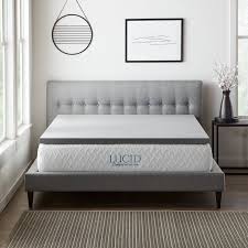 Mattress toppers can not only improve comfort and sleep, but also help to extend the longevity of materials: Lucidcomfortcollection Bamboo Charcoal And Aloe 2 Memory Foam Mattress Topper Reviews Wayfair
