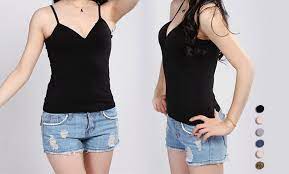 Rated 4 de 5 de bm95 par confortable mais un peu grand bien mais forme tres differente des precedents de forme tshirt que j'ai depuis l'annee derniere. Debardeur Avec Soutien Gorge Integre Groupon Shopping