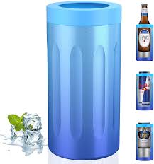 Can cooler for skinny cans. Buy Slim Can Cooler 4 In 1 Insulated Beer Can Cooler Double Walled Vacuum Stainless Steel Skinny Can Cooler Slim Beer Keeper Tumbler For 12oz Skinny Cans Regular Cans Beer Bottles Sweat Free Online In Indonesia B0919f1pw2