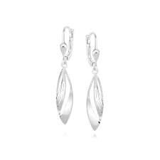 Boucles d'oreilles pendantes agate noire argent rhodié. Boucles D Oreilles Pendantes Doucet Latendresse