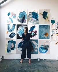 Here S A Sneak Peek Of Paintings I Ve Been Working On Over The Past Year While I M Taking A Break From The Studi Popular Art Art Studios Abstract Art Painting
