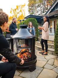 The sunbeam wine barrel concrete propane/natural gas fire pit will enhance your outdoor living space with its rustic design. Outdoor Cooking Pit Costco