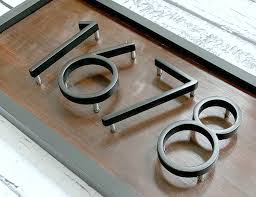 Just as the core numbers in your numerology chart play a significant role in the opportunities and obstacles you face, so does your address number! Diy Modern House Number Sign My Uncommon Slice Of Suburbia