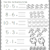 Our math printable worksheets will help your young child learn their numbers, shapes and other basic math skills. 1