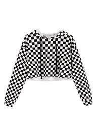 Free shipping on orders over $25 shipped by amazon +24. Kunlunmen Kids Crop Tops Girls Sweatshirts Long Sleeve Plaid Hoodies Buy Online In Czech Republic At Czech Desertcart Com Productid 79038173