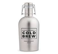 Amazon.com: WEDDINGSTAR Custom Stainless Steel Flip-Top Beer Growler,  Silver - Cold Brew : Home & Kitchen