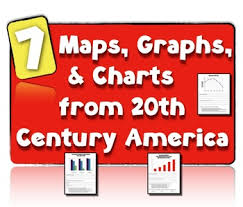 7 charts maps graphs from 20th century america teaching skills and content