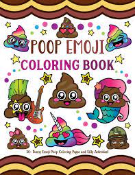 Download and print these poop coloring pages for free. Poop Emoji Coloring Book 30 Funny Emoji Poop Coloring Pages And Silly Activities Spectrum Nyx Amazon De Bucher
