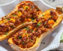 Recette De Butternut Farcie A La Chair A Saucisse Recette En 2020 Recette Butternut Recette Courge Butternut Butternut Farcie