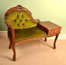 Vintage table and drawer seat telephone chair. Vintage Telephone Ref No 05552 Regent Antiques