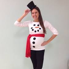 Snowman Costume Pregnant Halloween Costumes Pregnant Halloween Diy Costumes
