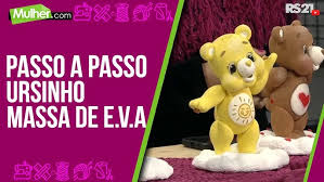 Lindo Ursinho Carinhoso em E.V.A