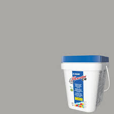From left to right, the grout colors are delorean gray, platinum and oyster gray. Mapei Flexcolor Cq 0 5 Gallon Silver Acrylic Premix Grout In The Grout Department At Lowes Com
